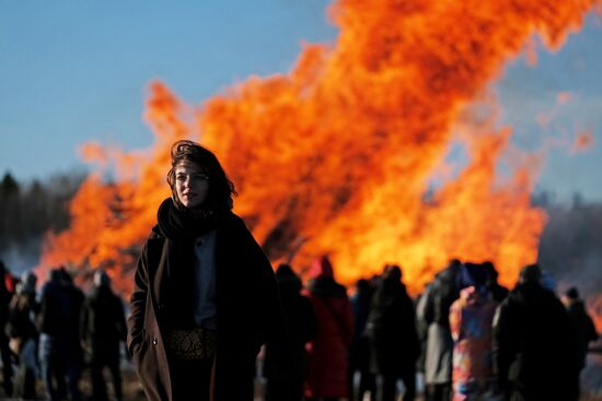 Празднование Масленицы