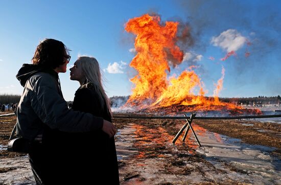 Празднование Масленицы