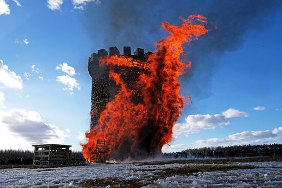 Празднование Масленицы