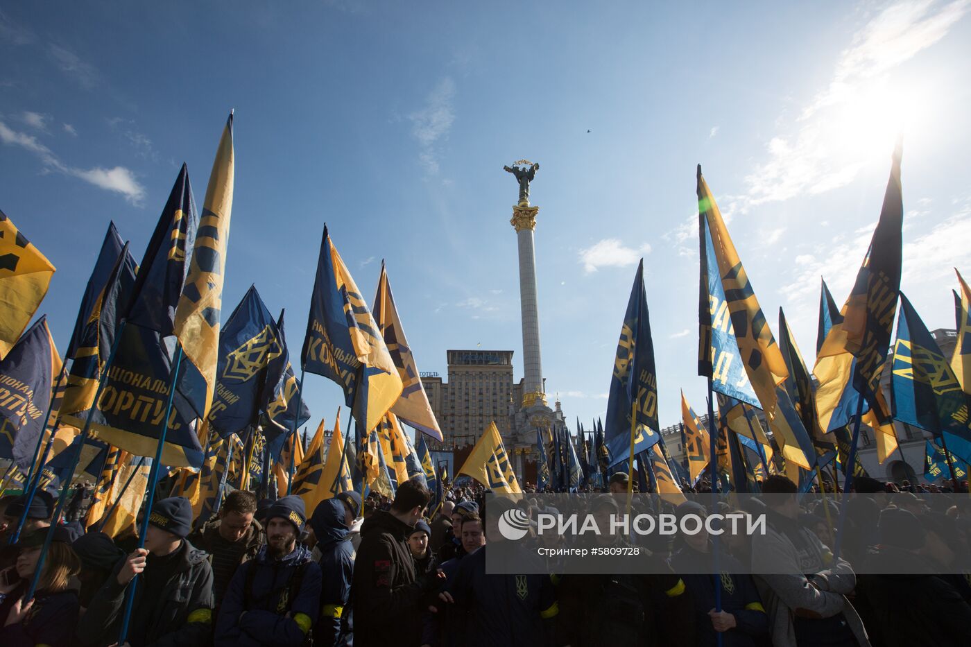 Акция в Киеве против коррупции в оборонной промышленности