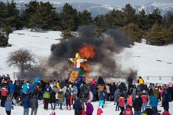 Празднование Масленицы