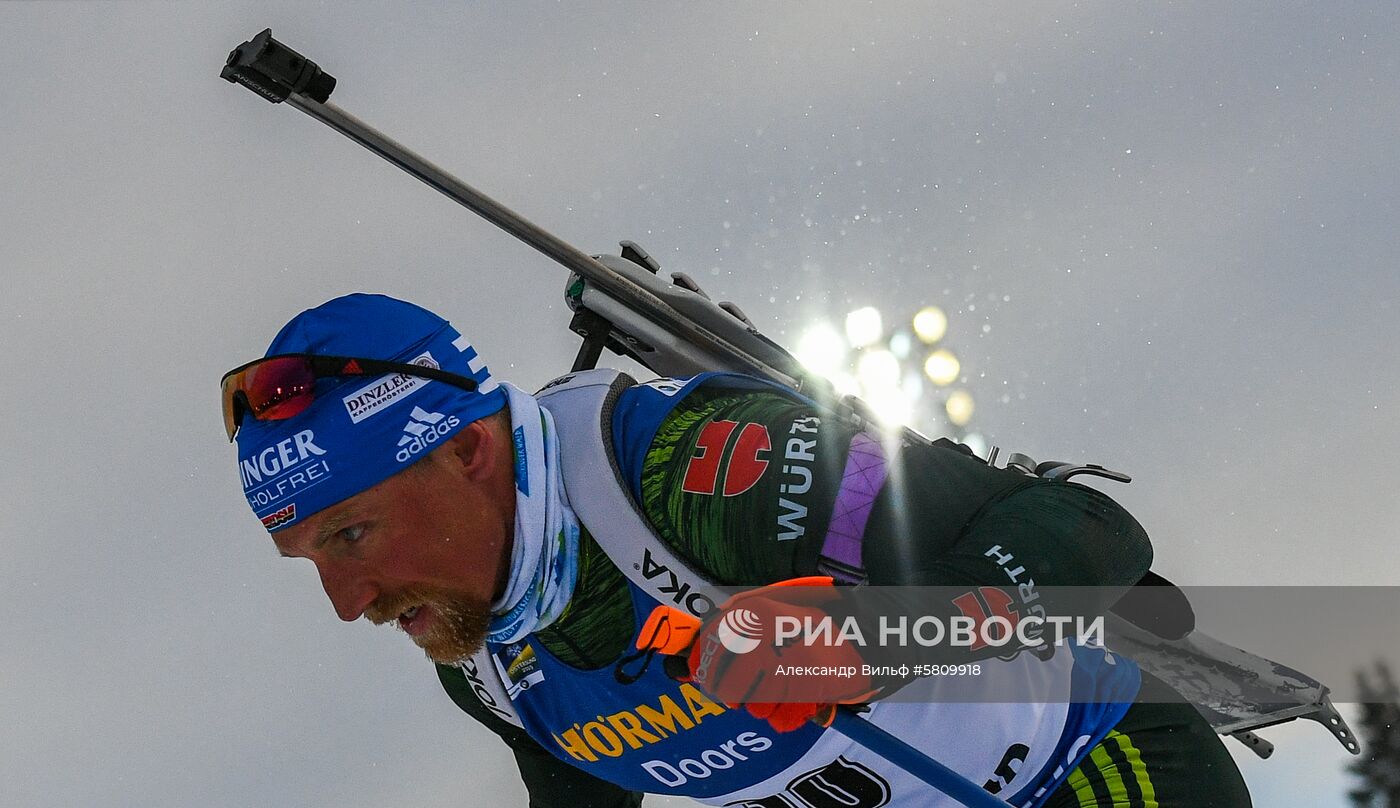 Биатлон. Чемпионат мира. Мужчины. Спринт