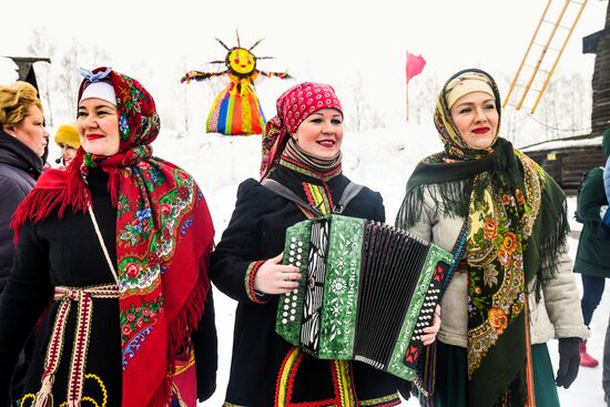 Празднование Масленицы