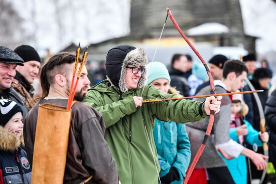 Празднование Масленицы