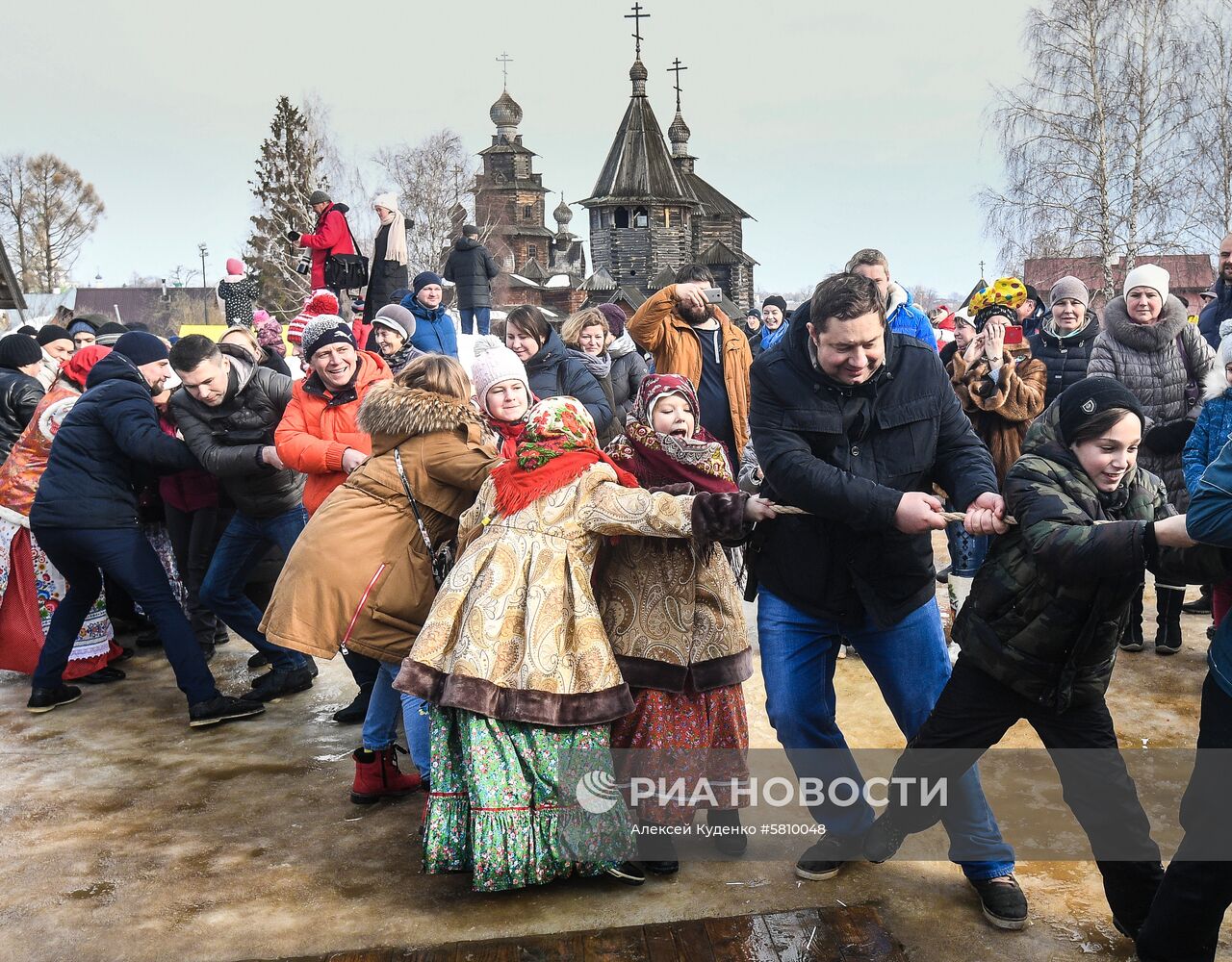 Празднование Масленицы