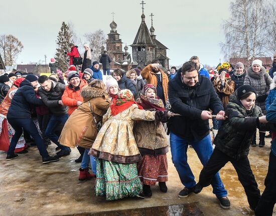 Празднование Масленицы