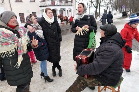 Празднование Масленицы