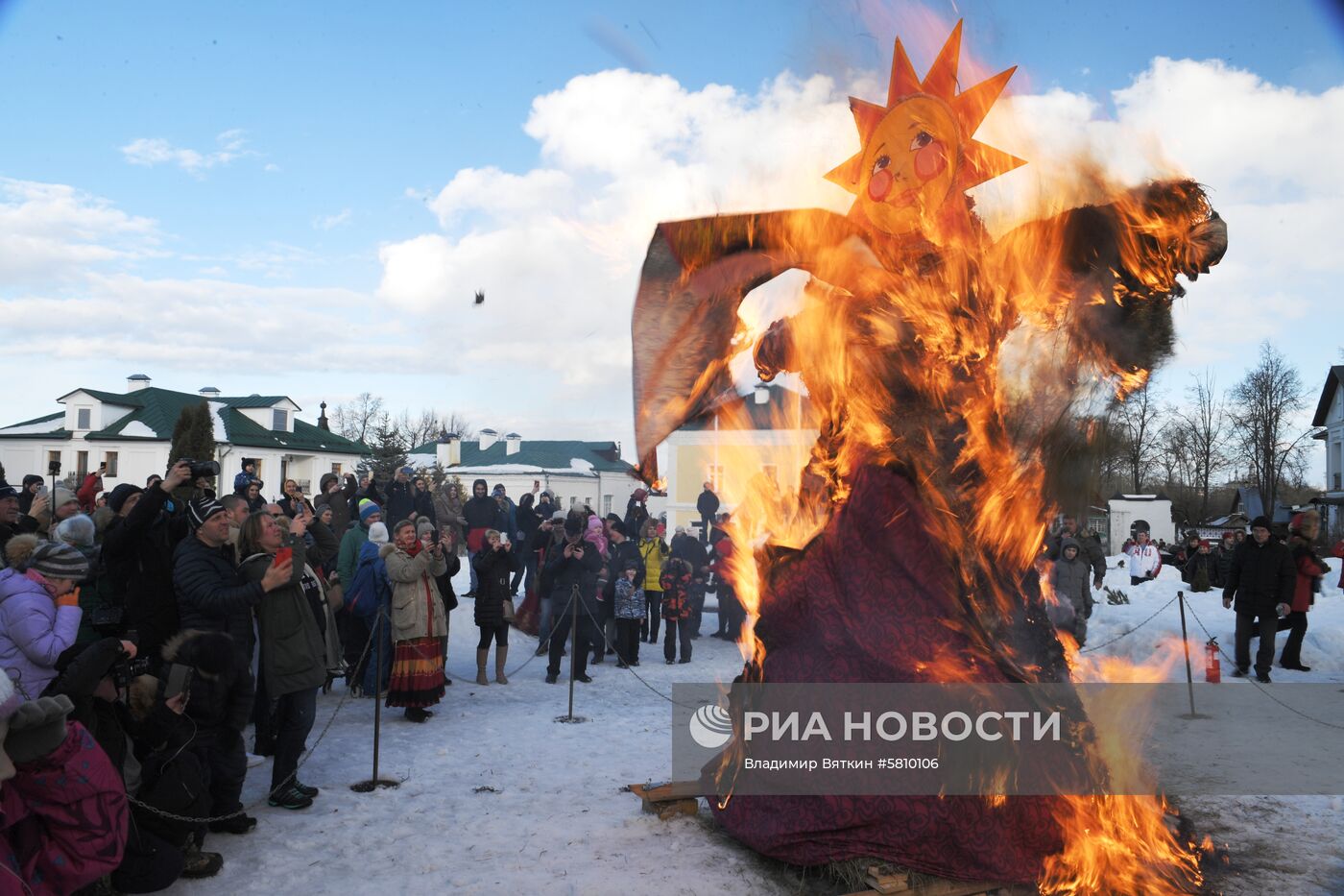 Празднование Масленицы