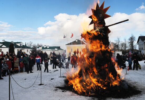 Празднование Масленицы
