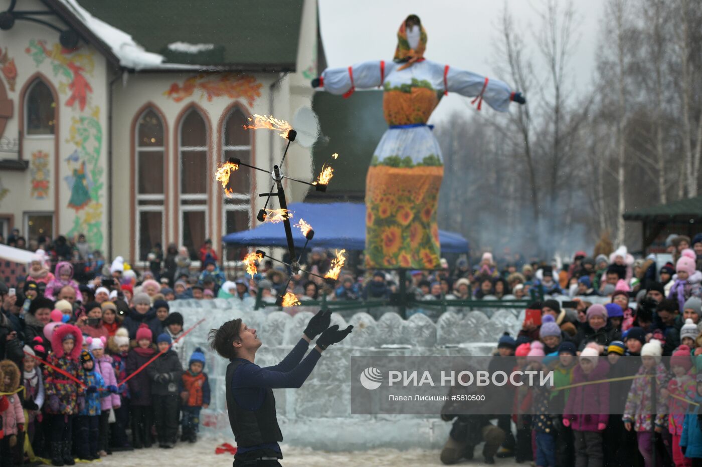 Празднование Масленицы в России