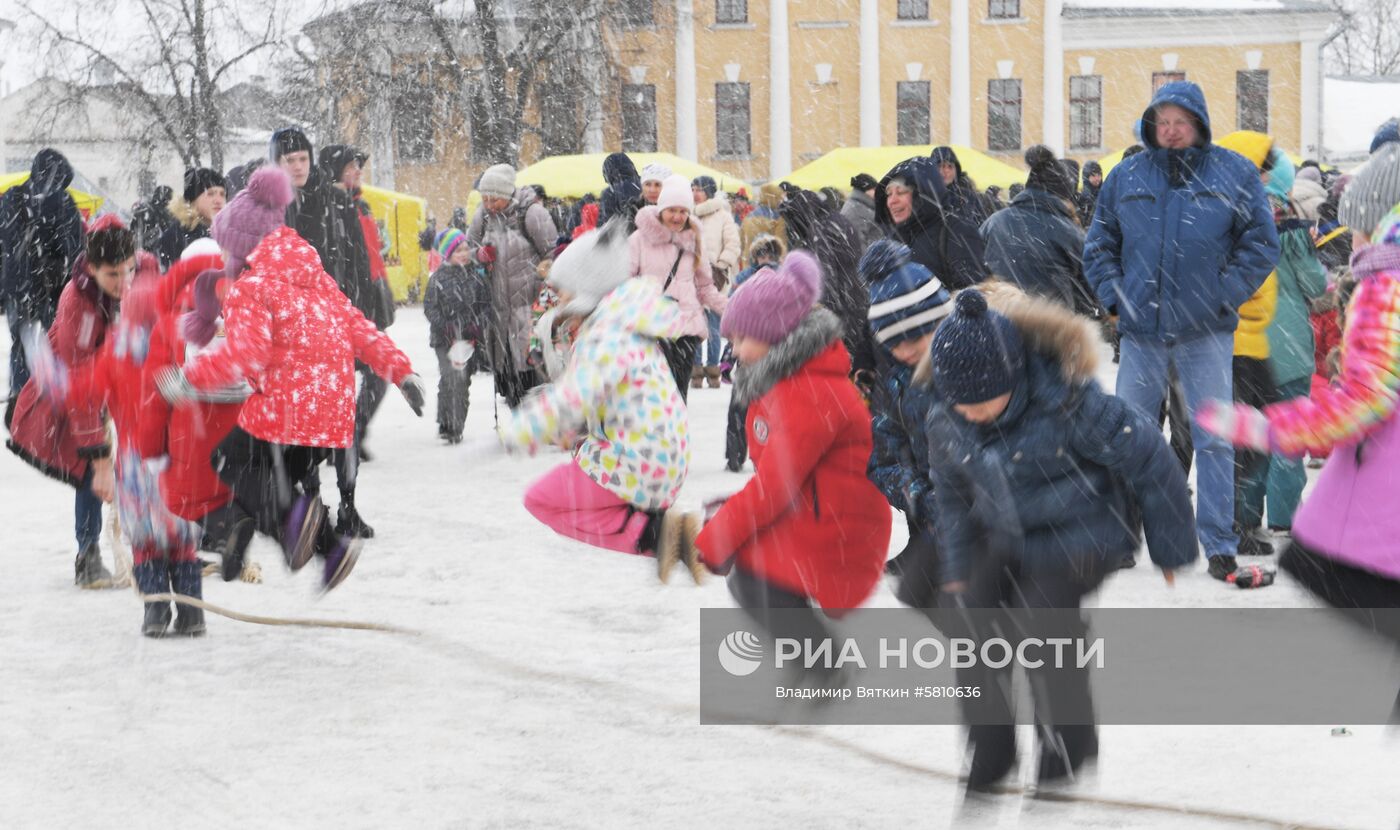 Празднование Масленицы