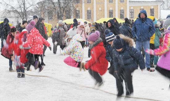 Празднование Масленицы