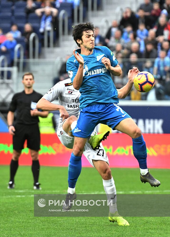 Футбол. РПЛ. Матч "Зенит" - "Уфа"