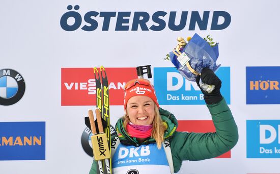 Биатлон. Чемпионат мира. Женщины. Гонка преследования