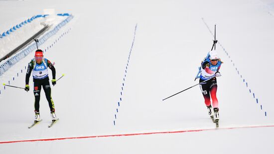 Биатлон. Чемпионат мира. Женщины. Гонка преследования