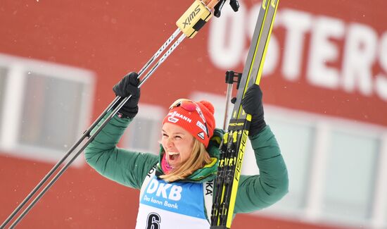 Биатлон. Чемпионат мира. Женщины. Гонка преследования