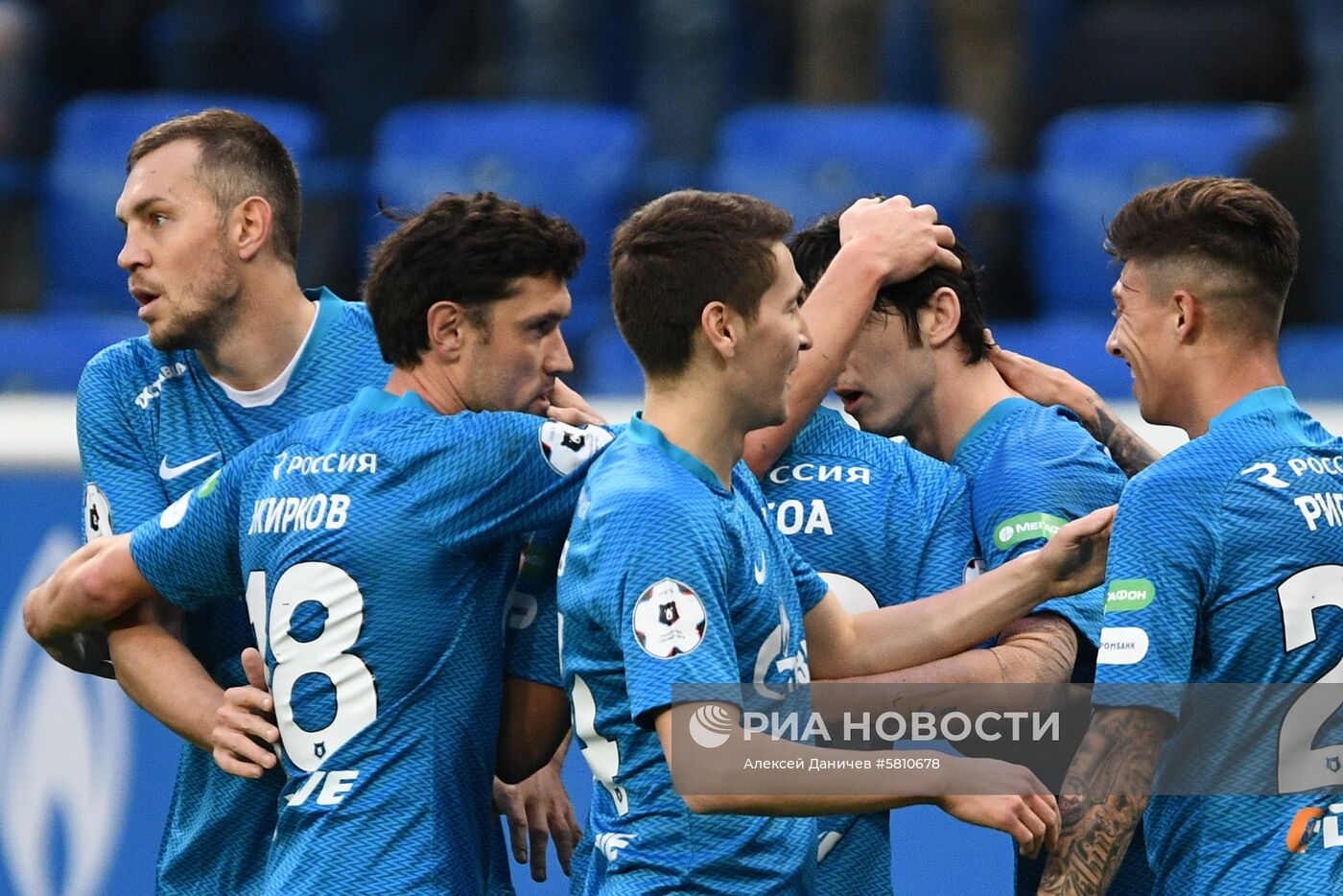 Футбол. РПЛ. Матч "Зенит" - "Уфа"