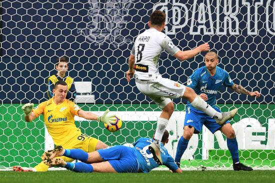 Футбол. РПЛ. Матч "Зенит" - "Уфа"