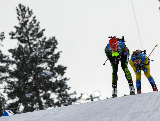 Биатлон. Чемпионат мира. Женщины. Гонка преследования