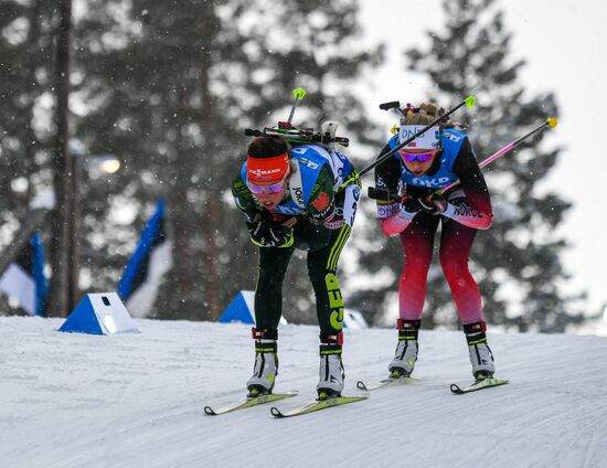 Биатлон. Чемпионат мира. Женщины. Гонка преследования