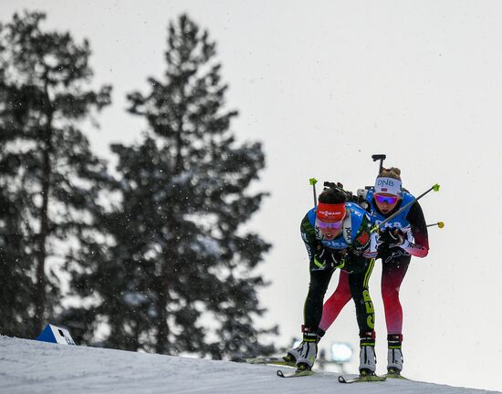 Биатлон. Чемпионат мира. Женщины. Гонка преследования