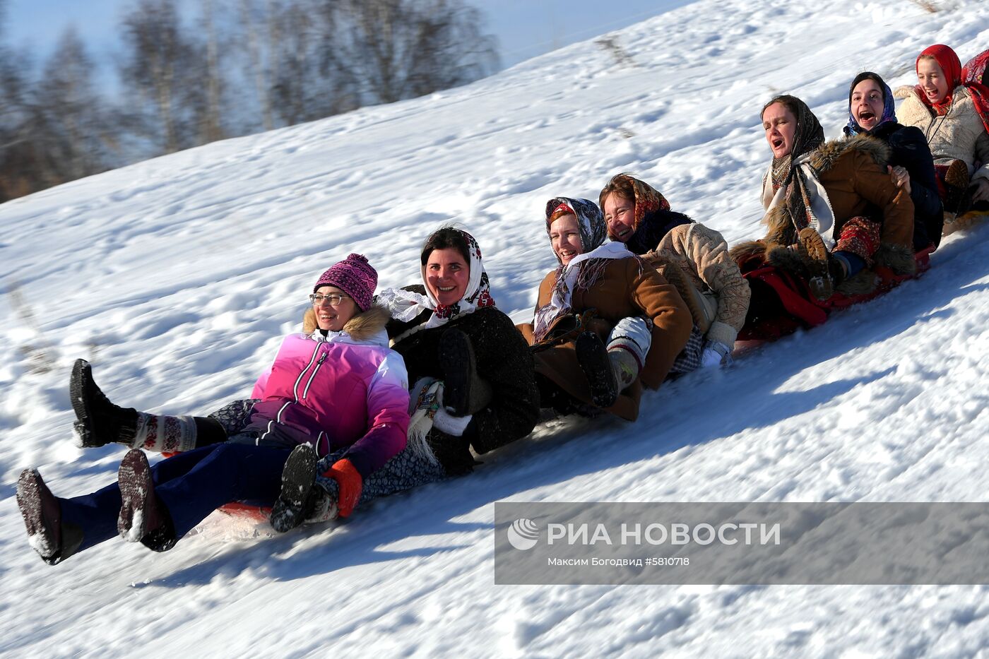 Празднование Масленицы в России