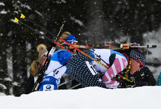 Биатлон. Чемпионат мира. Женщины. Гонка преследования