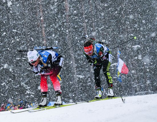 Биатлон. Чемпионат мира. Женщины. Гонка преследования