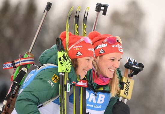 Биатлон. Чемпионат мира. Женщины. Гонка преследования