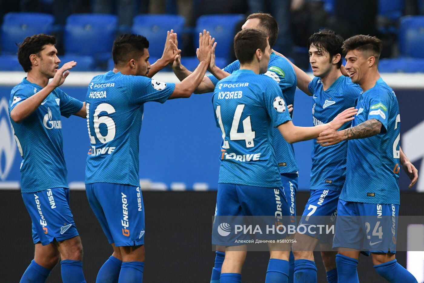 Футбол. РПЛ. Матч "Зенит" - "Уфа"