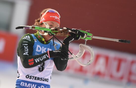 Биатлон. Чемпионат мира. Женщины. Гонка преследования