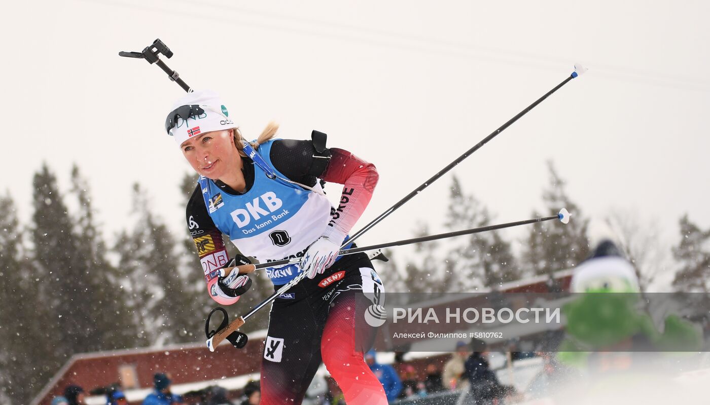 Биатлон. Чемпионат мира. Женщины. Гонка преследования