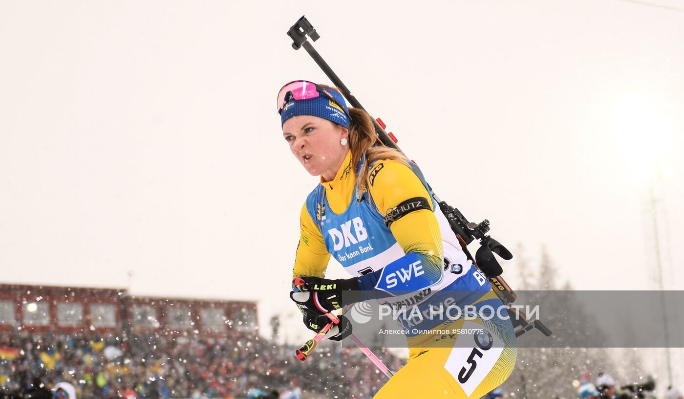 Биатлон. Чемпионат мира. Женщины. Гонка преследования