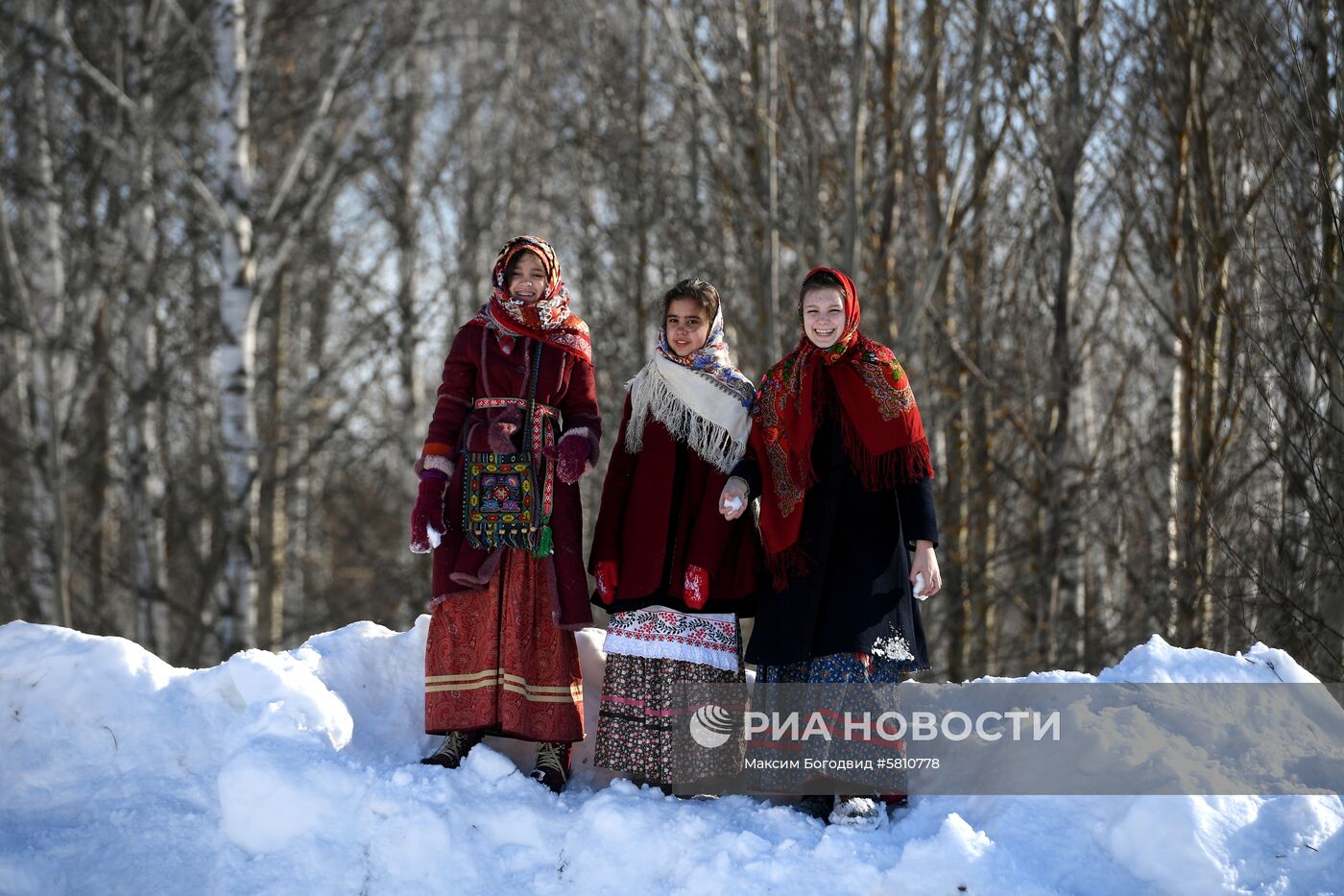 Празднование Масленицы в России