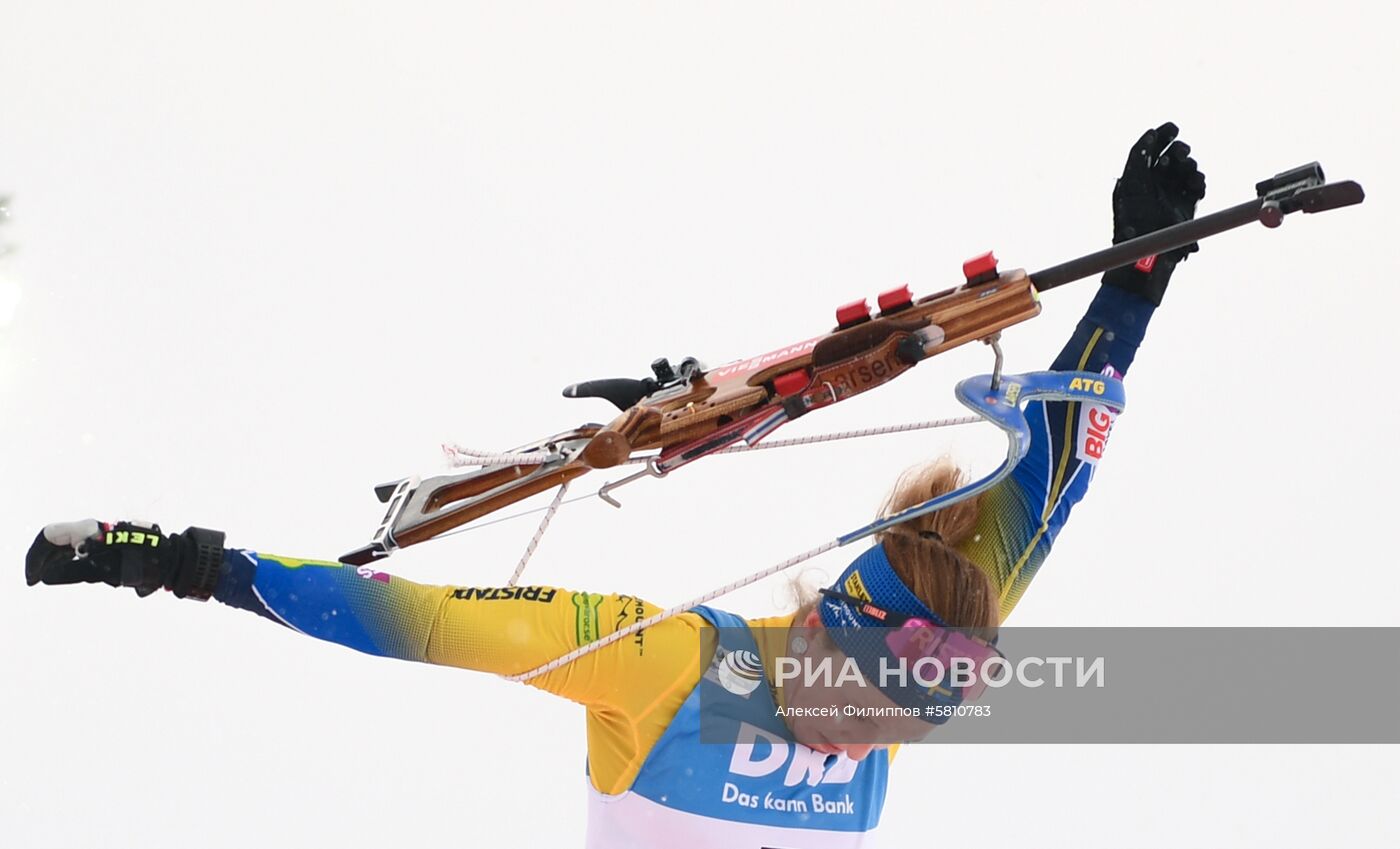 Биатлон. Чемпионат мира. Женщины. Гонка преследования