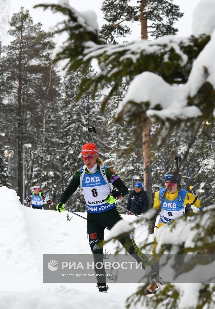 Биатлон. Чемпионат мира. Женщины. Гонка преследования