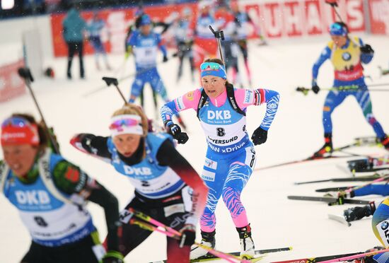 Биатлон. Чемпионат мира. Женщины. Гонка преследования