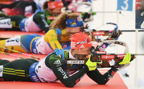 Биатлон. Чемпионат мира. Женщины. Гонка преследования