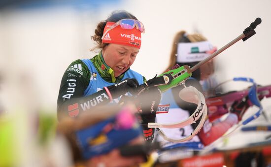 Биатлон. Чемпионат мира. Женщины. Гонка преследования