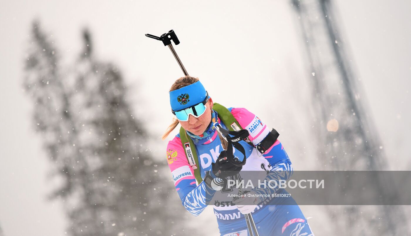Биатлон. Чемпионат мира. Женщины. Гонка преследования