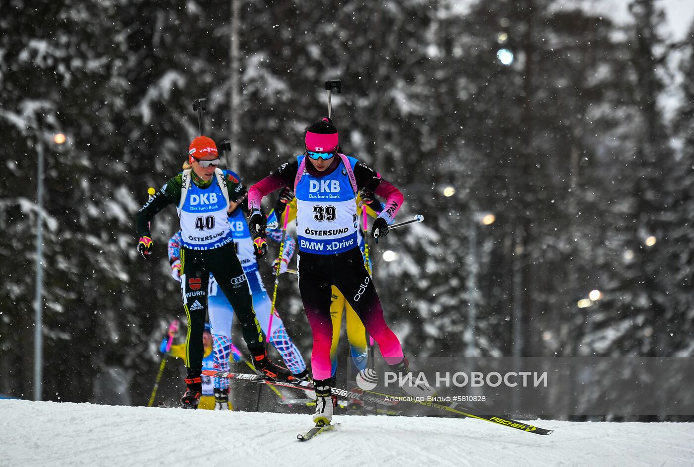 Биатлон. Чемпионат мира. Женщины. Гонка преследования