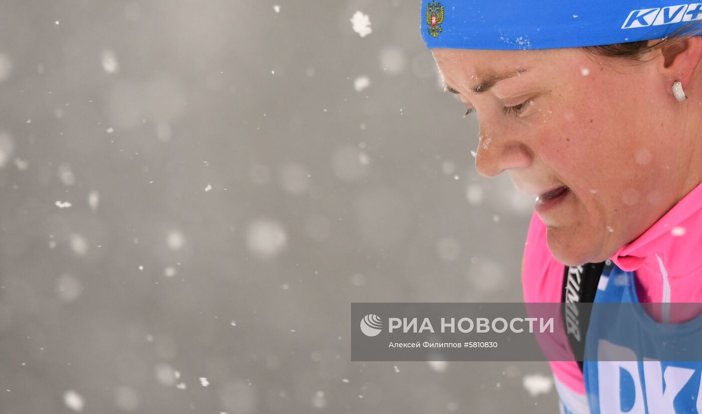 Биатлон. Чемпионат мира. Женщины. Гонка преследования