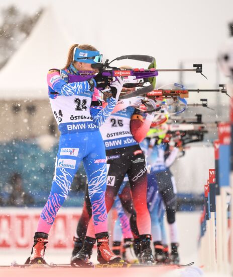 Биатлон. Чемпионат мира. Женщины. Гонка преследования