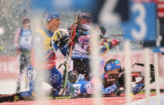 Биатлон. Чемпионат мира. Женщины. Гонка преследования