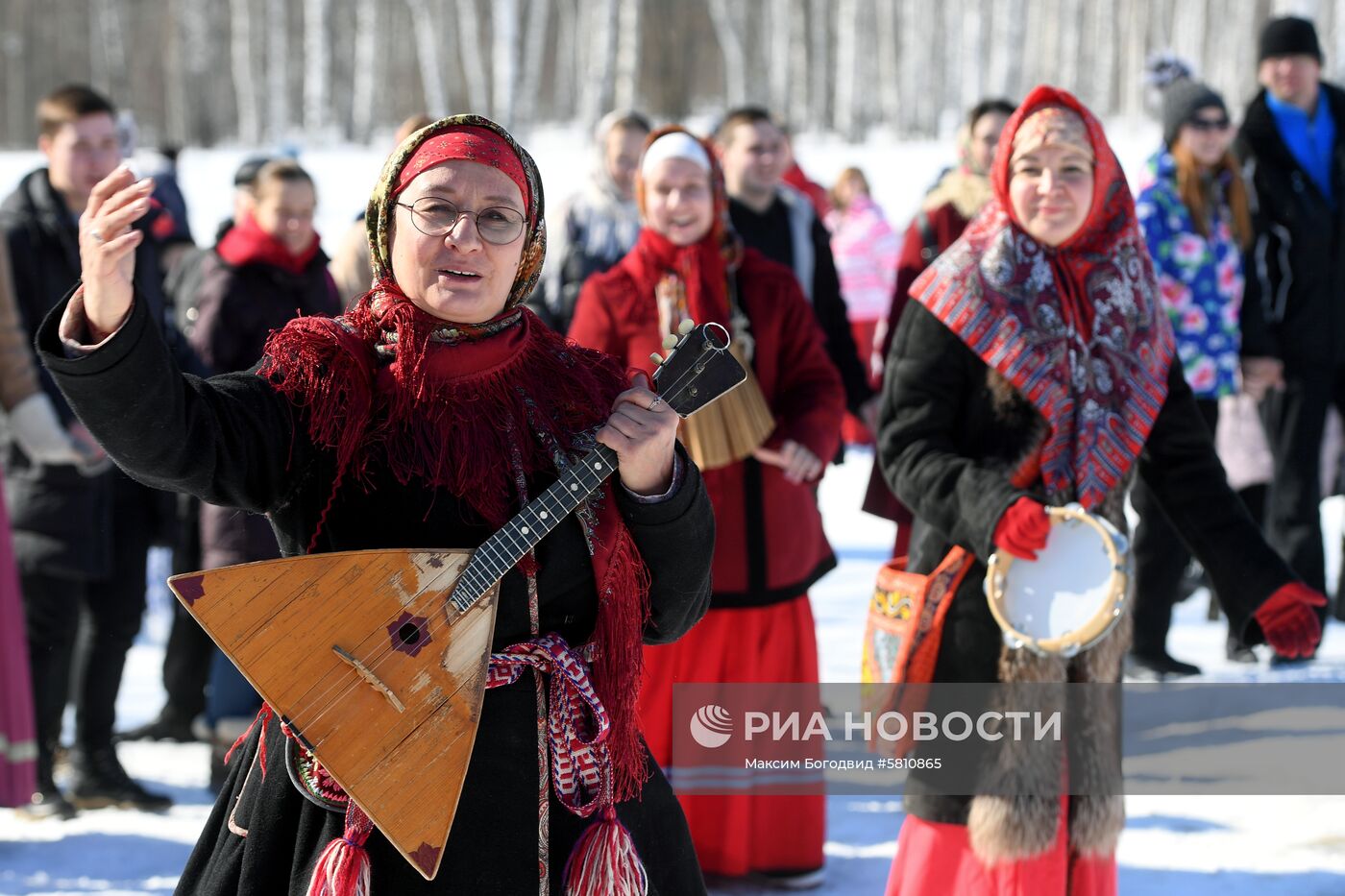 Празднование Масленицы в России