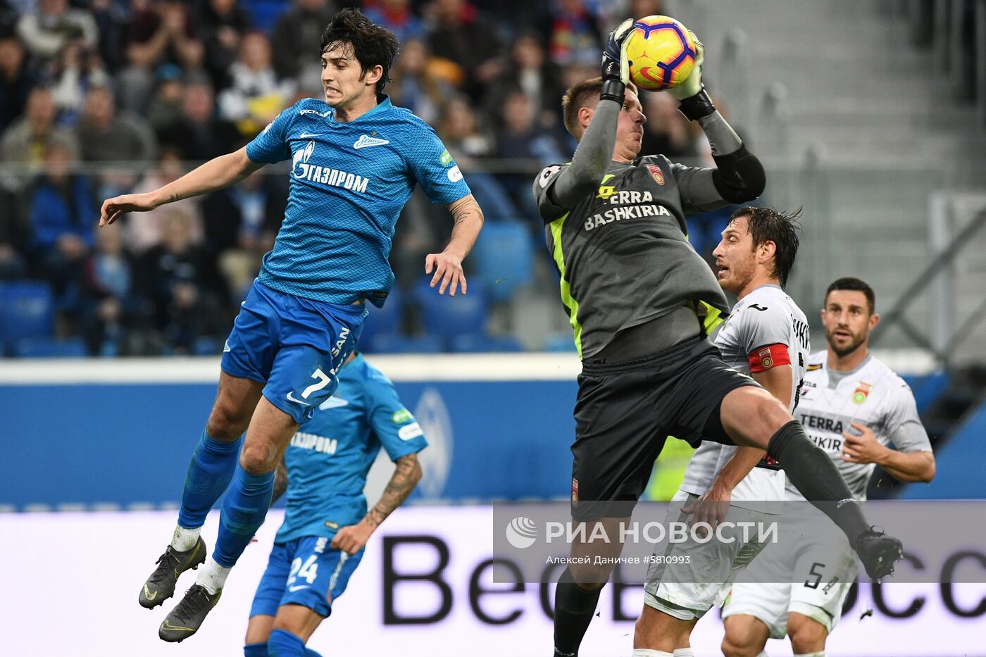 Футбол. РПЛ. Матч "Зенит" - "Уфа"