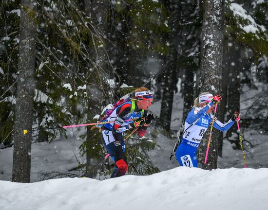Биатлон. Чемпионат мира. Женщины. Гонка преследования