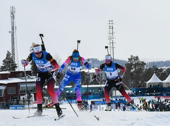 Биатлон. Чемпионат мира. Женщины. Гонка преследования