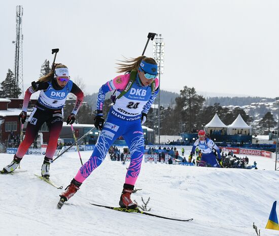 Биатлон. Чемпионат мира. Женщины. Гонка преследования