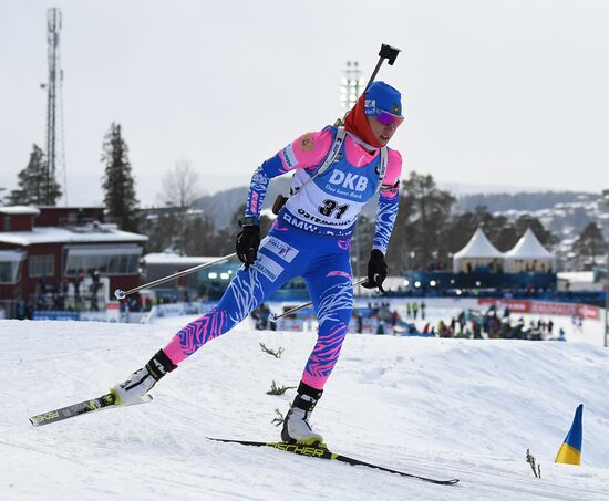 Биатлон. Чемпионат мира. Женщины. Гонка преследования